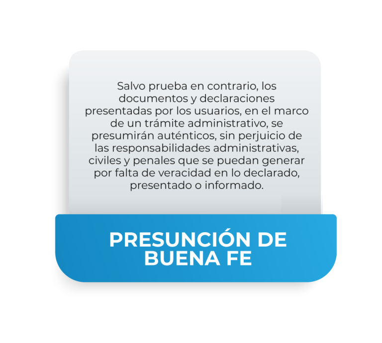 Presunción de Buena fe